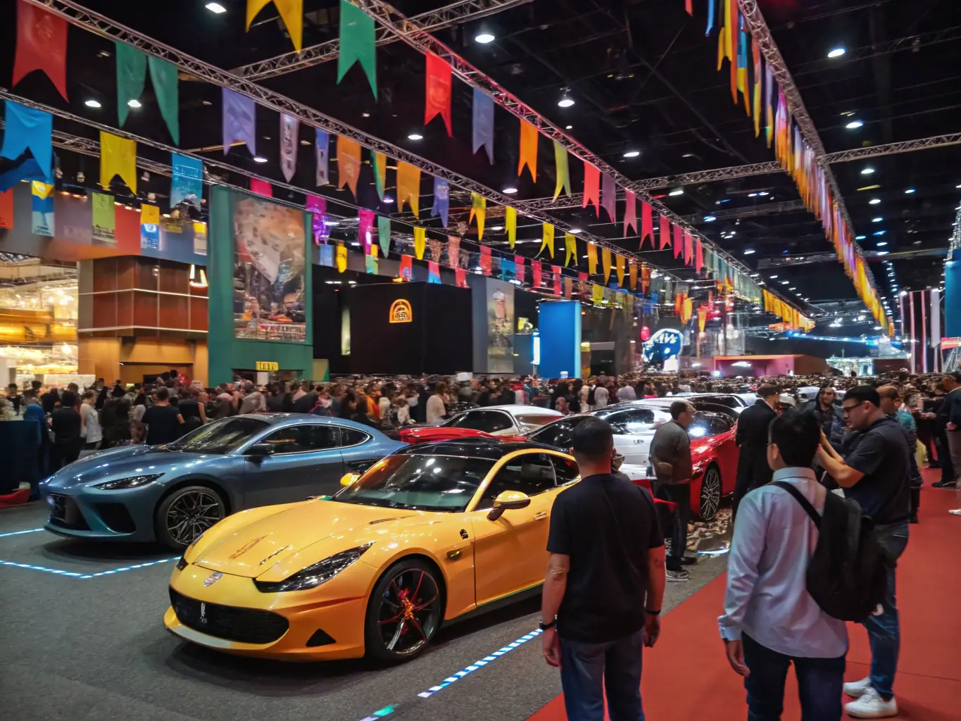 A community engagement activity organized by SART, featuring interactive displays, educational booths, and opportunities for fans to meet drivers and learn about motorsport safety.
